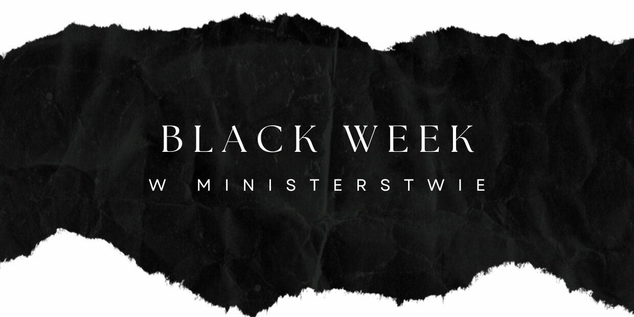 ministerstwo dobrego mydła - Black week