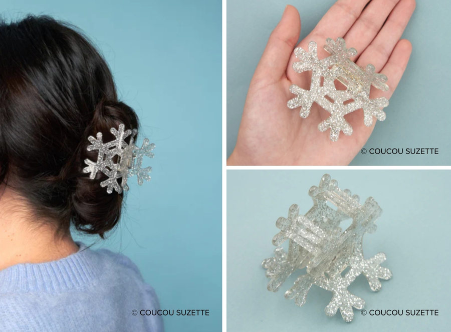 Klamra do włosów - śnieżynka COUCOU SUZETTE®