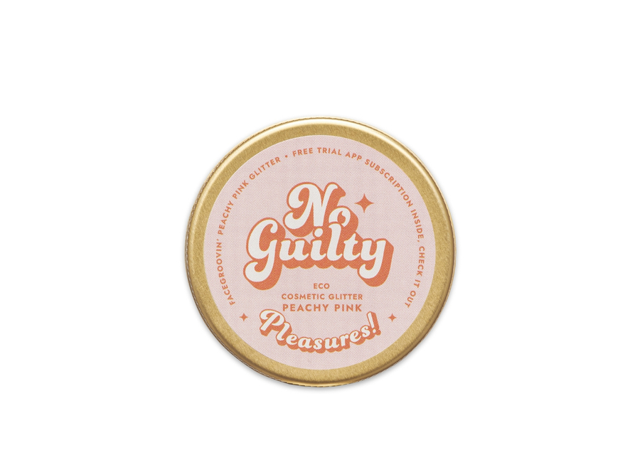 Bio brokat - peachy pink