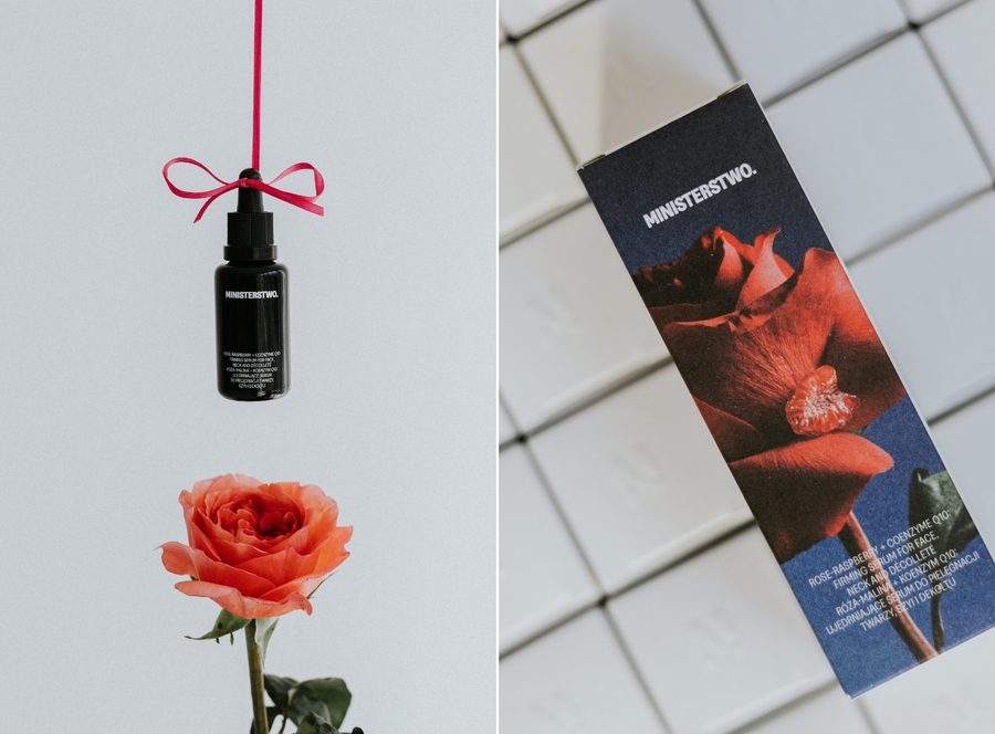 Róża-Malina + Q10 - ujędrniające serum do twarzy