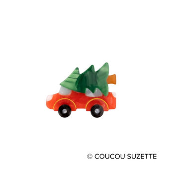 spinka do włosów - świąteczny samochód COUCOU SUZETTE®