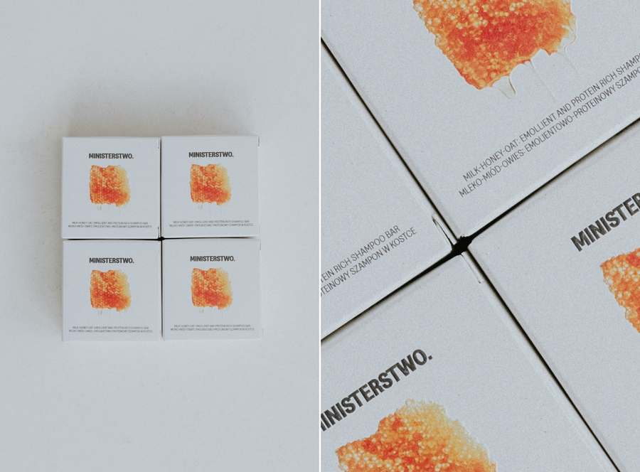 Mleko-Miód-Owies - szampon w kostce