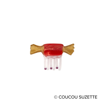 klamerka do włosów - czerwony cukierek coucou suzette ®