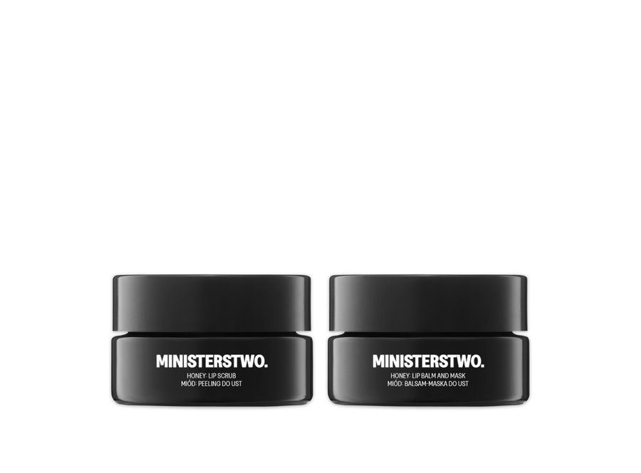 Zestaw Miód: peeling + balsam do ust