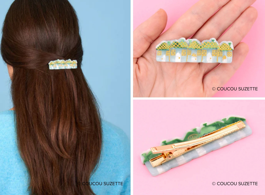 spinka do włosów - domki świąteczne COUCOU SUZETTE®
