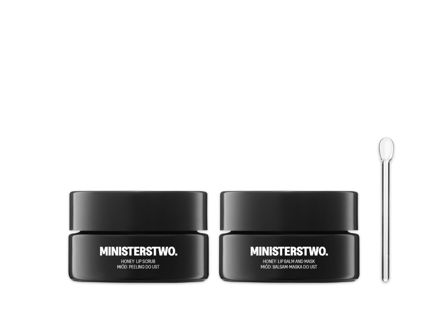 Zestaw Miód: peeling + balsam do ust
