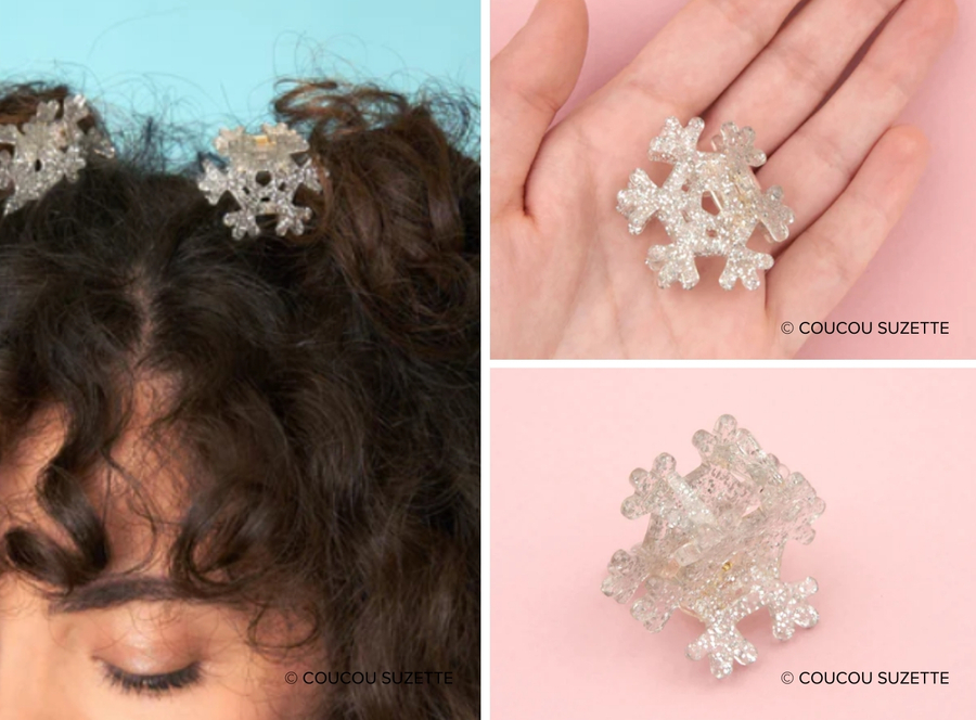 Klamerka do włosów - śnieżynka COUCOU SUZETTE®