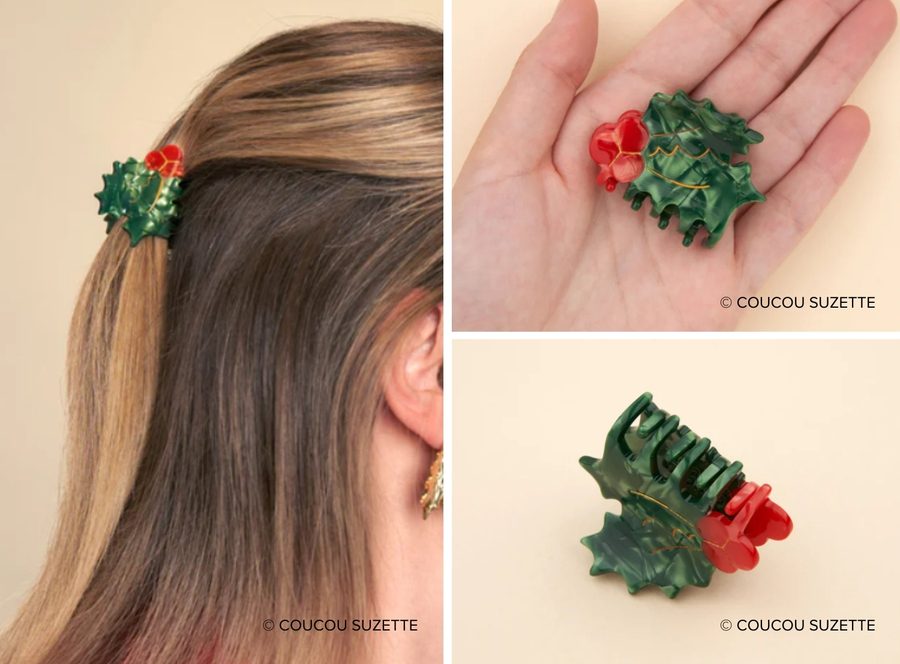 Klamerka do włosów - ostrokrzew COUCOU SUZETTE®